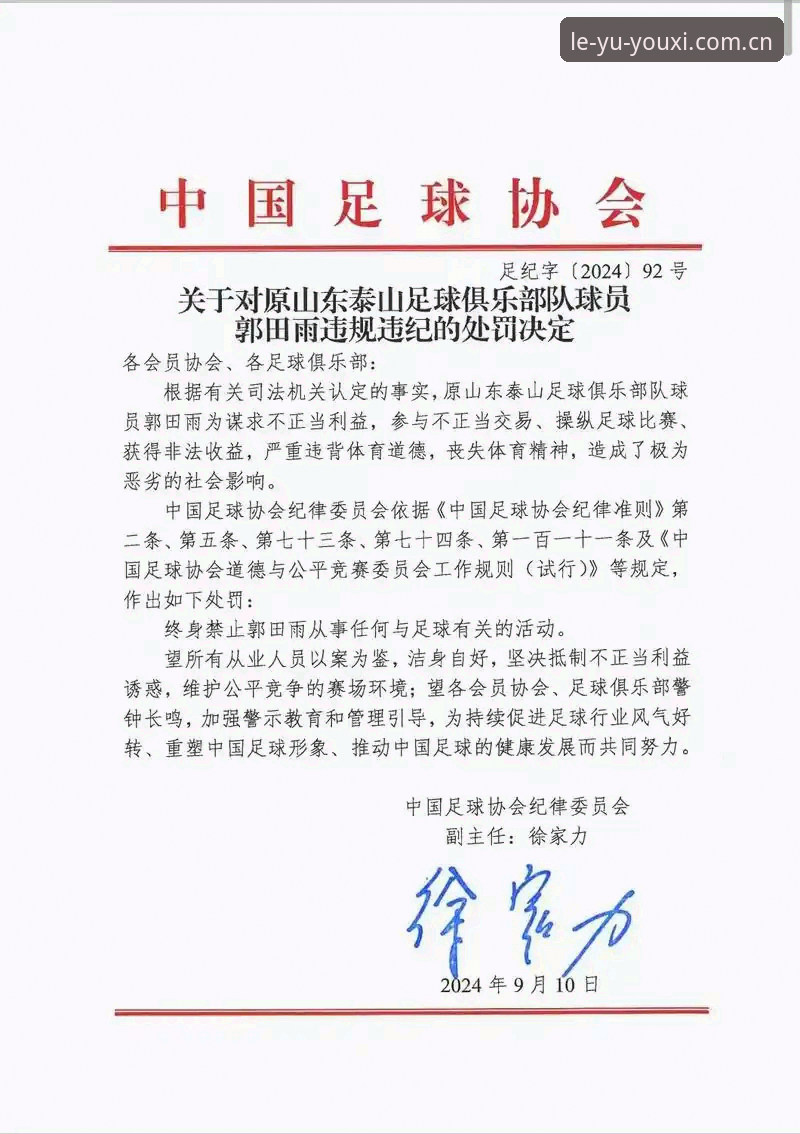 乐鱼游戏平台下载不了怎么办 中国足协第三批禁足名单最新动态,多名俱乐部高管终身禁赛